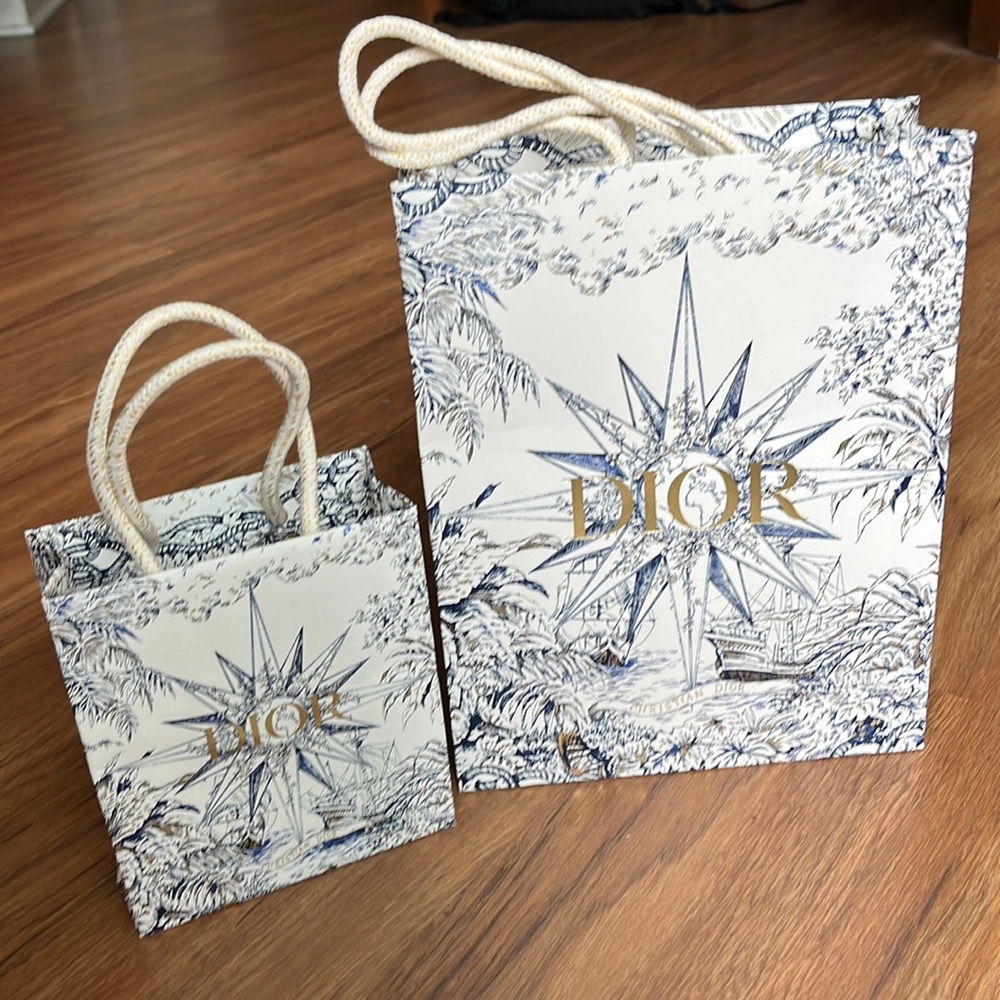 Dior gift bags x2